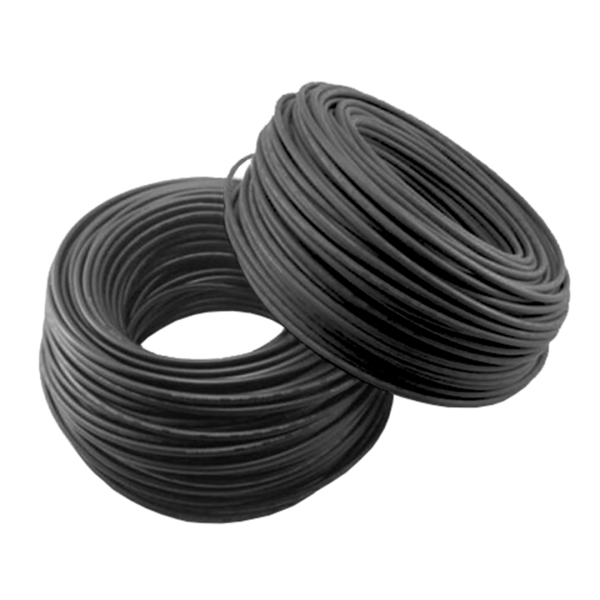 100 meter installationskabel i sort