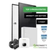 Komplet 3 kWp Growatt Hybrid solcelleanlæg inkl. batteripakke