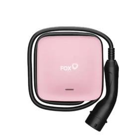 FoxESS L series EV Charger lyserød front