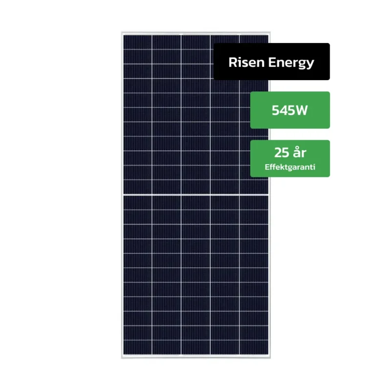 545W Risen Energy Solcellepanel