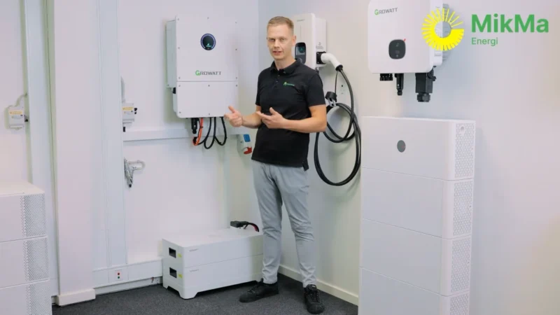 Growatt WIT + HOPE Inverter og batteripakke