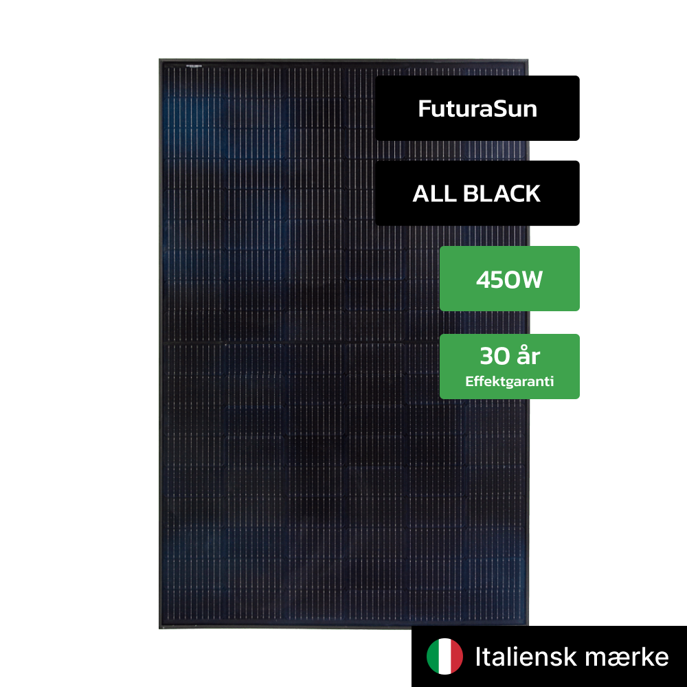 450W FuturaSun FU450M Silk® Nova Duetto All black N-Type