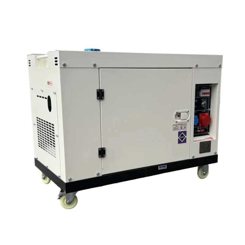 Dieselgenerator 11 kW med støjdæmpende kabinet