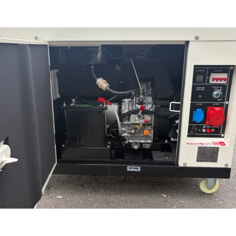 MikMa diesel generator 3 Dieselgenerator 11 kW med støjdæmpende kabinet